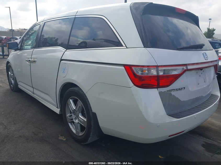 Vin: 5fnrl5h92cb073200, lot: 46651048, honda odyssey touring/touring elite 20123