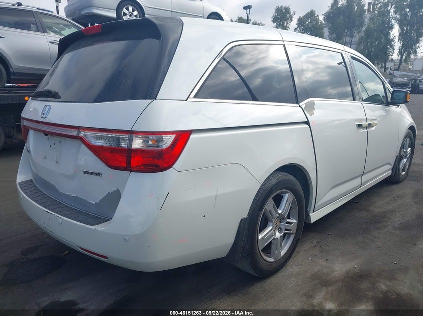 Vin: 5fnrl5h92cb073200, lot: 46651048, honda odyssey touring/touring elite 20124