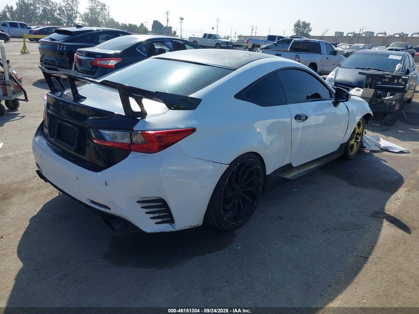 Vin: jthha5bcxh5005868, lot: 46651089, lexus rc 200t 20174