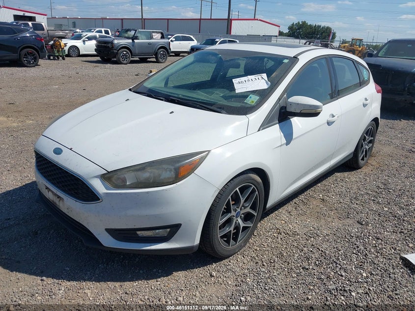 Vin: 1fadp3m21hl333849, lot: 46651097, ford focus sel 20172