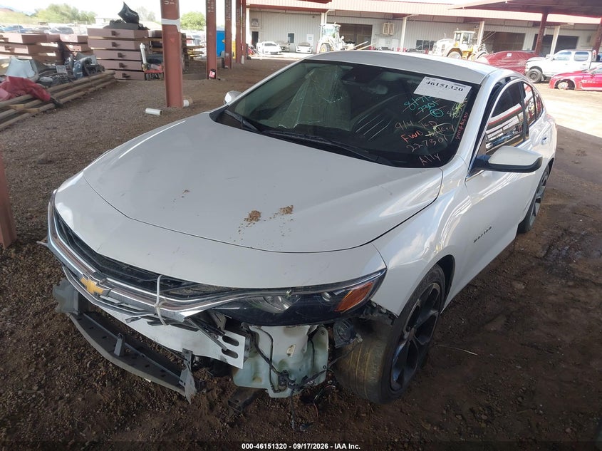 Vin: 1g1zd5st7pf227301, lot: 46651105, chevrolet malibu fwd 1lt 20232