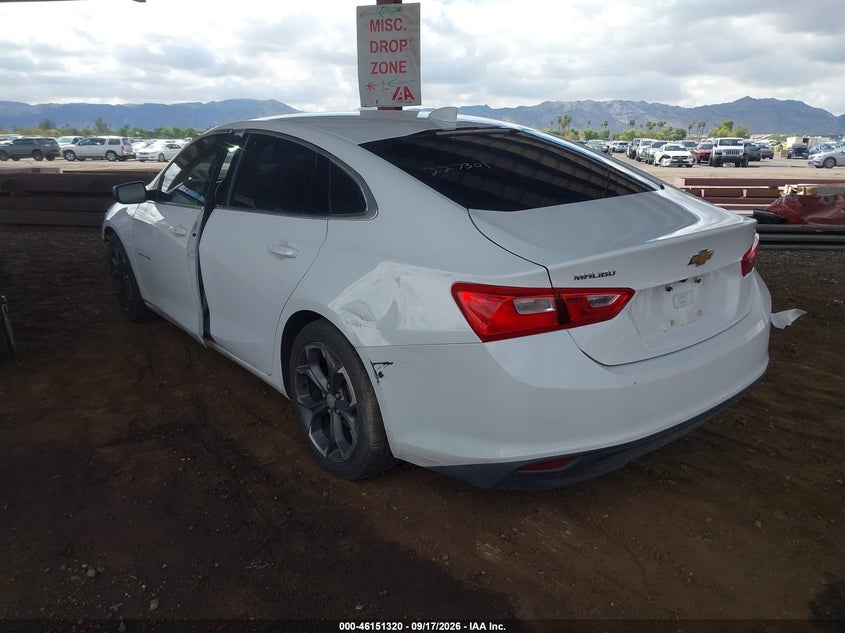 Vin: 1g1zd5st7pf227301, lot: 46651105, chevrolet malibu fwd 1lt 20233