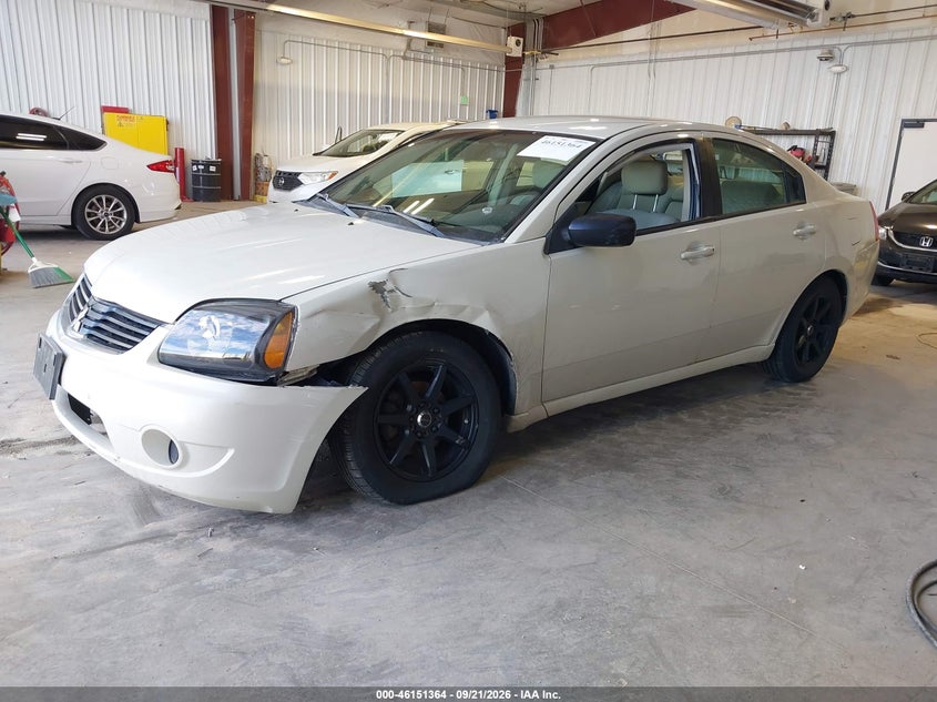 2008 Mitsubishi Galant Es, Front End, IAAI, VIN 4A3AB36F38E011808 — photo 2