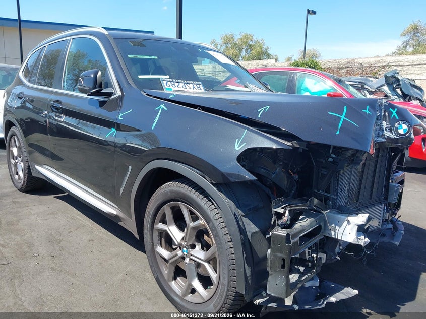 Vin: 5ux43dp04n9j71518, lot: 46651157, bmw x3 sdrive30i 2022 img_1