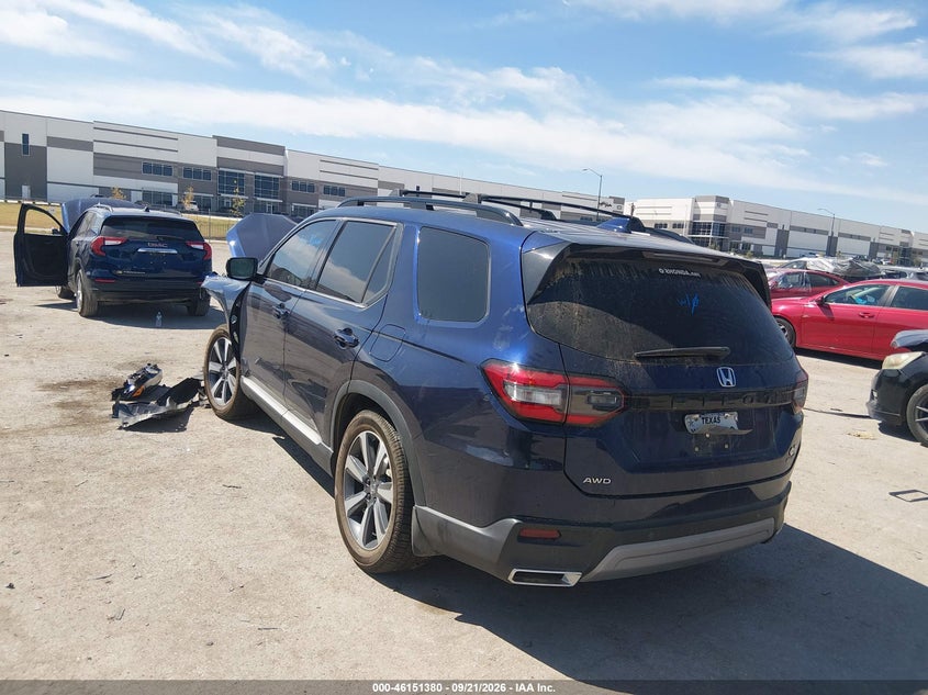 Vin: 5fnyg1h8xsb055073, lot: 46651165, honda pilot elite 20253