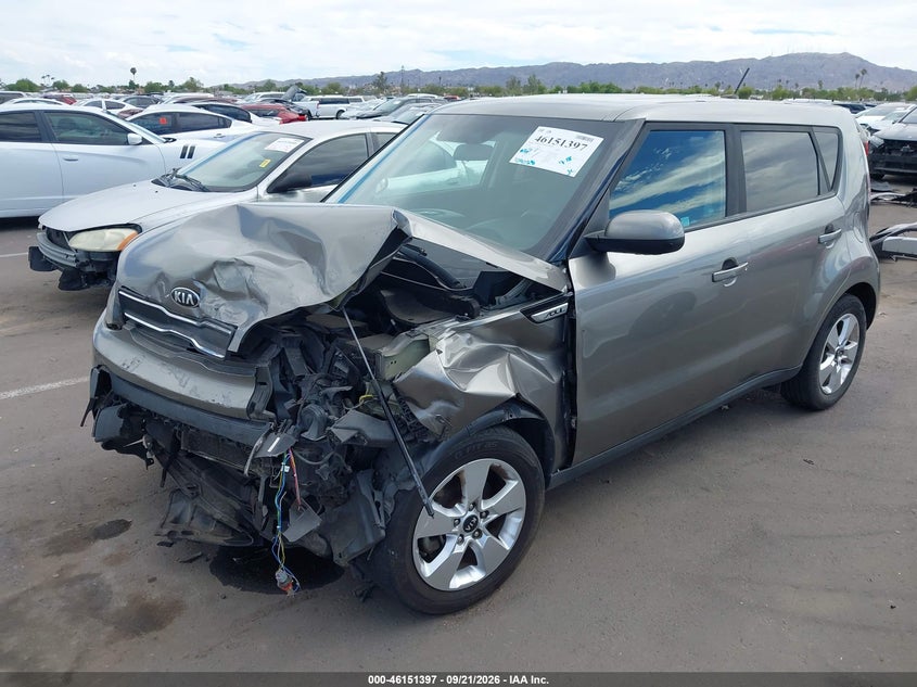 Vin: kndjn2a24j7563434, lot: 46651182, kia soul 20182