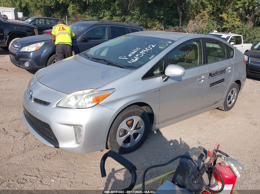 Vin: jtdkn3du9c5490356, lot: 46651187, toyota prius two 20122