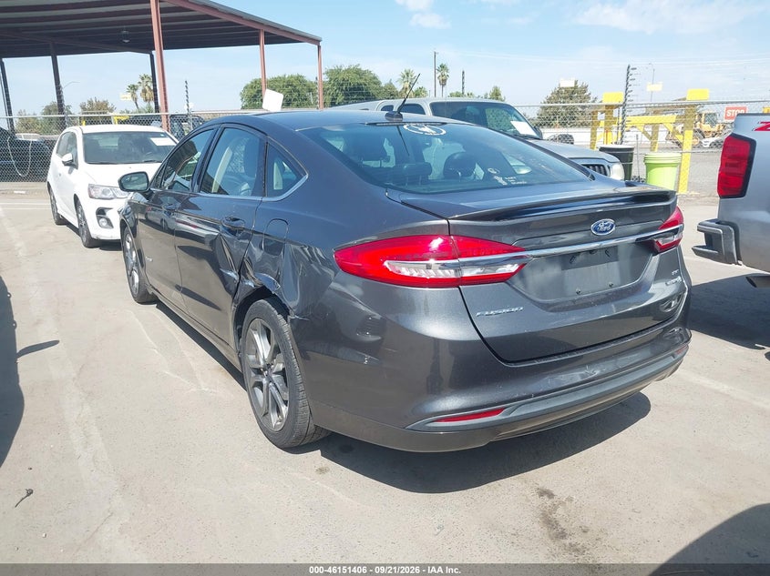 Vin: 3fa6p0lu7hr325184, lot: 46651191, ford fusion hybrid se 20173
