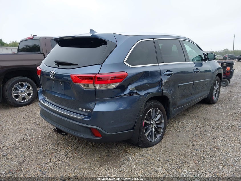 Vin: 5tdjzrfh4hs366788, lot: 46651207, toyota highlander xle 20174