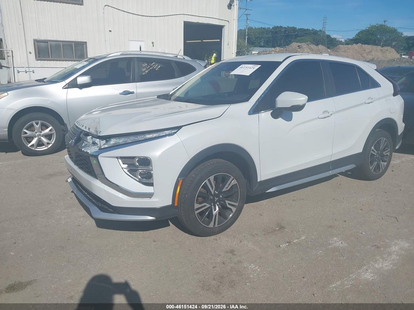 Vin: ja4atwaa8pz000995, lot: 46651209, mitsubishi eclipse cross se s-awc/sel s-awc 20232