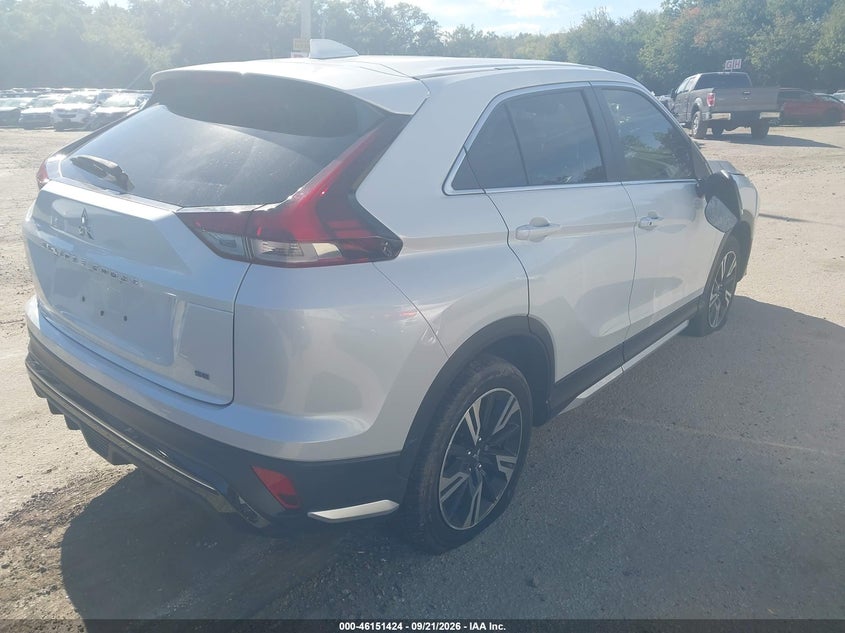 Vin: ja4atwaa8pz000995, lot: 46651209, mitsubishi eclipse cross se s-awc/sel s-awc 20234