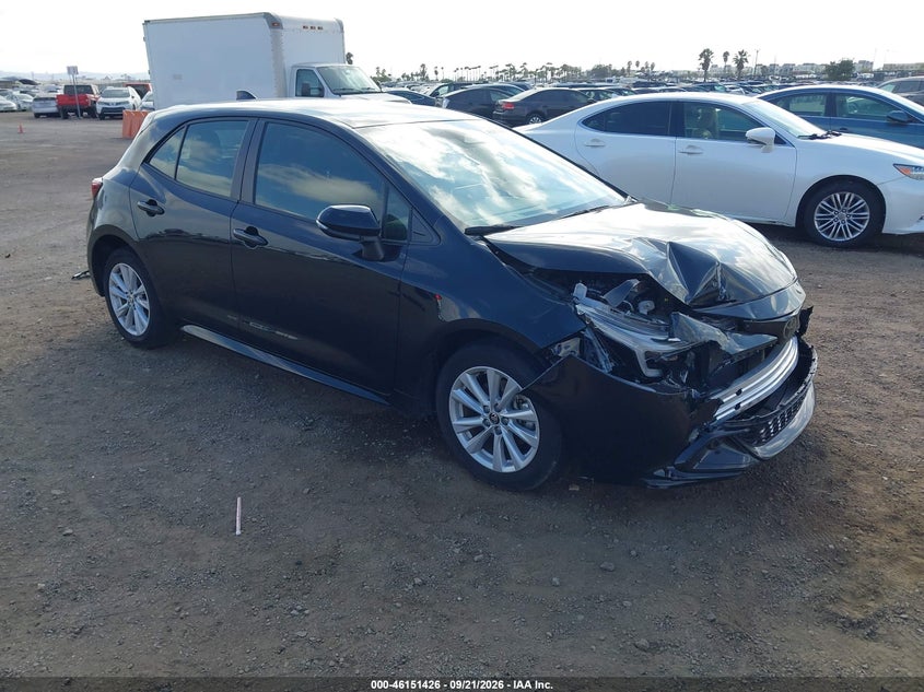 Vin: jtnd4mbe8p3206595, lot: 46651211, toyota corolla se 2023 img_1
