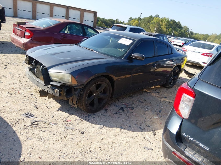 Vin: 2c3cdxhg4dh640746, lot: 46651216, dodge charger sxt 20132