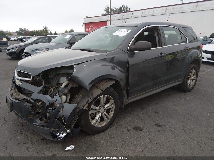 Vin: 2cnflcec2b6320545, lot: 46651217, chevrolet equinox ls 20112