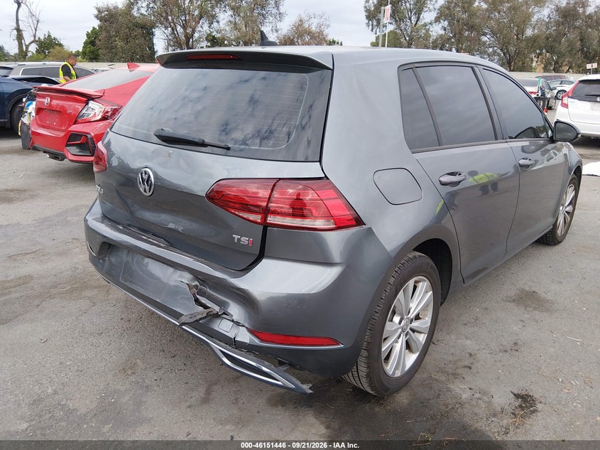 Vin: 3vwg17au4jm263304, lot: 46651231, volkswagen golf tsi s/tsi se 20184
