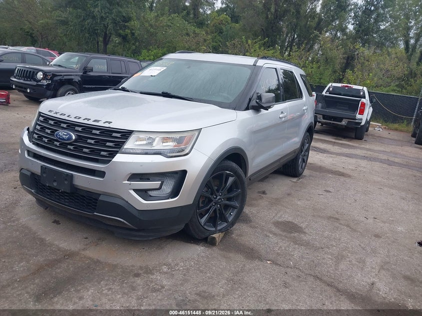 Vin: 1fm5k7d85hgd24472, lot: 46651233, ford explorer xlt 20172