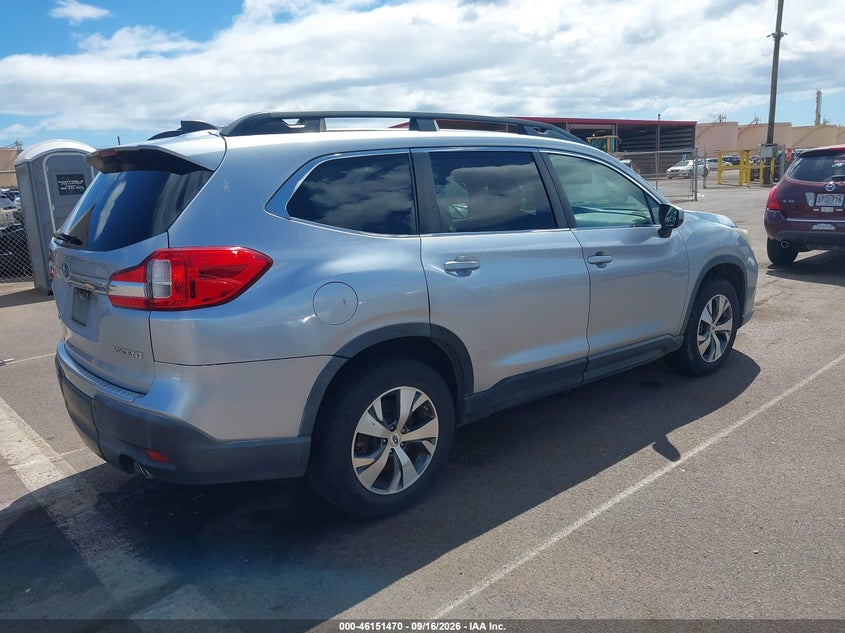 Vin: 4s4wmafd7l3401364, lot: 46651255, subaru ascent premium 20204