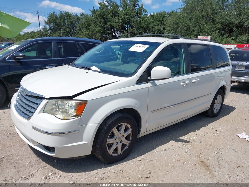 Vin: 2a4rr5d12ar206533, lot: 46651257, chrysler town & country touring 20102