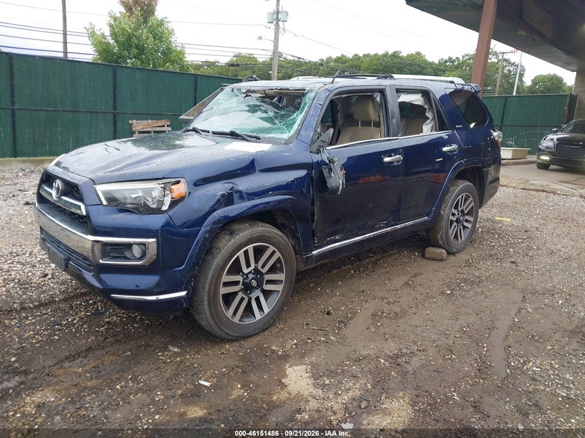 Vin: jtebu5jr6j5513650, lot: 46651271, toyota 4runner limited 20182
