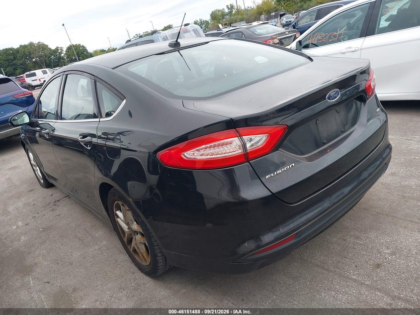 Vin: 1fa6p0h78e5395035, lot: 46651273, ford fusion se 20143