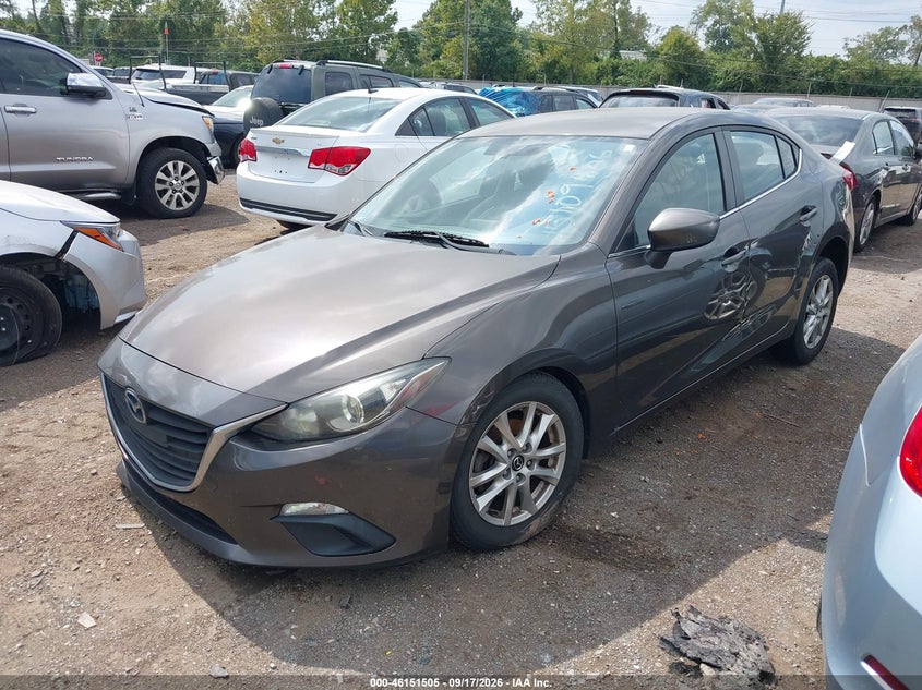 Vin: jm1bm1v78e1126956, lot: 46651290, mazda mazda3 i touring 20142