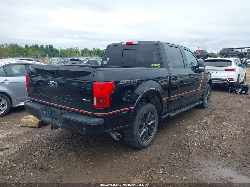 Vin: 1ftew1eg0jfb25031, lot: 46651294, ford f-150 lariat 20184