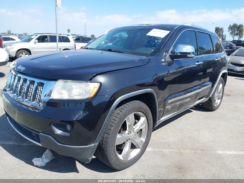 Vin: 1j4rr6gt8bc649167, lot: 46651316, jeep grand cherokee overland 20112