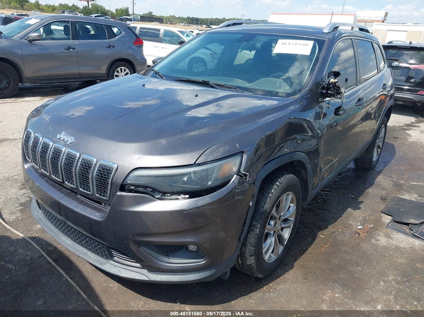 Vin: 1c4pjllb2kd365849, lot: 46651345, jeep cherokee latitude plus fwd 20192