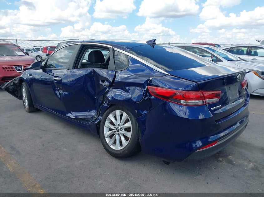 Vin: 5xxgt4l38jg231392, lot: 46651351, kia optima s 20183