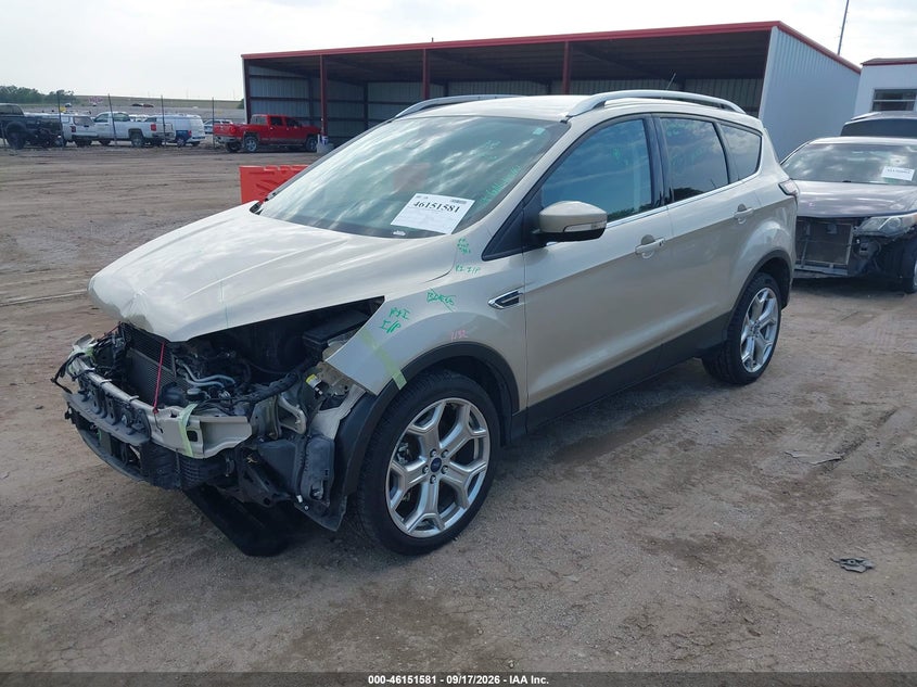Vin: 1fmcu9j9xhua81771, lot: 46651366, ford escape titanium 20172