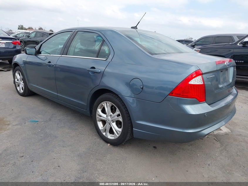 Vin: 3fahp0hg0cr397171, lot: 46651380, ford fusion se 20123