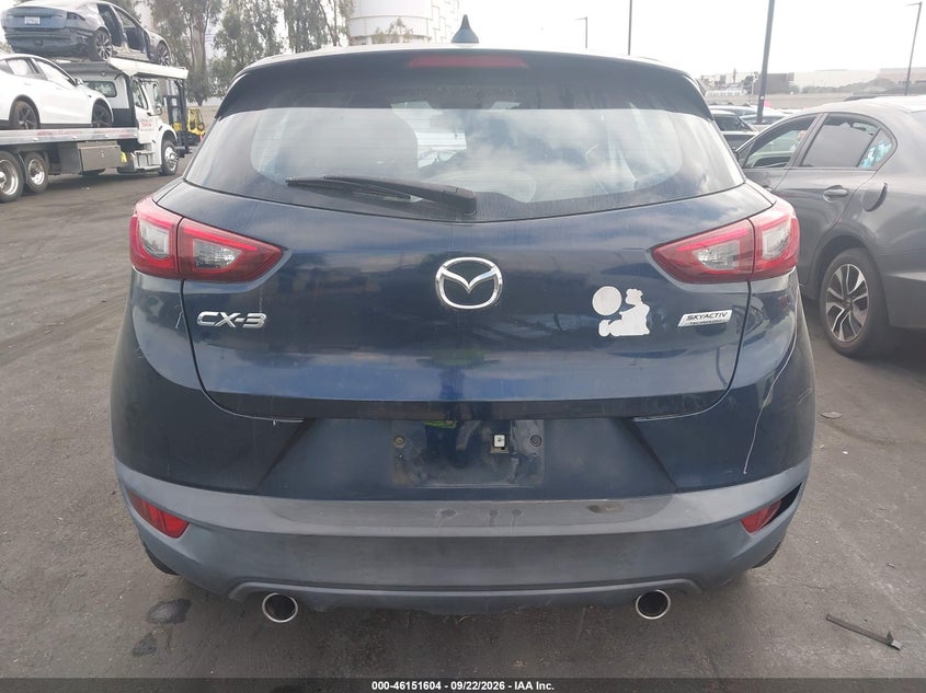 MAZDA CX-3 2019 VIN JM1DKDB73K1458528