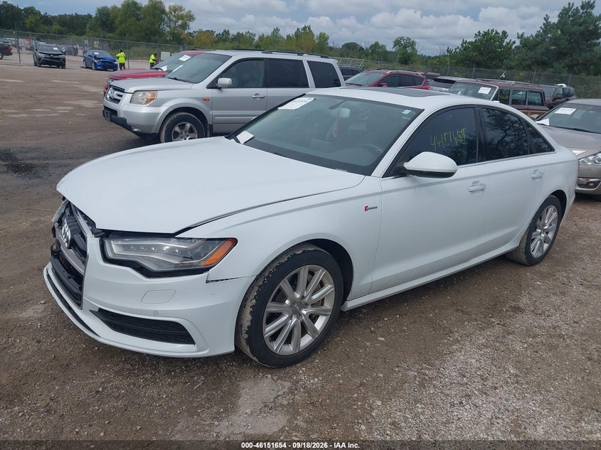 Vin: waufgafc8fn010474, lot: 46651439, audi a6 3.0t premium plus 20152