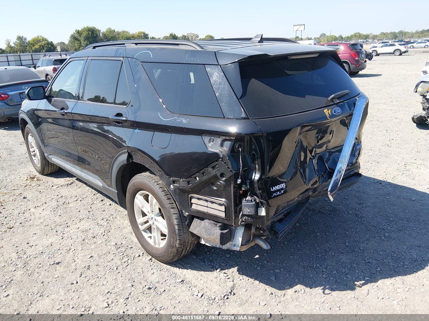 Vin: 1fmsk8dh2pgb67507, lot: 46651472, ford explorer xlt 20233