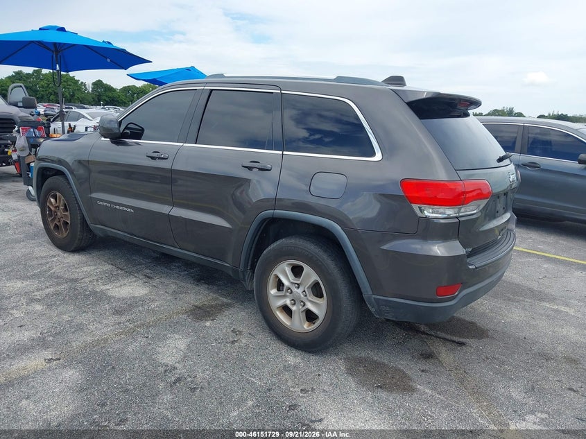 Vin: 1c4rjeag1fc785987, lot: 46651514, jeep grand cherokee laredo 20153