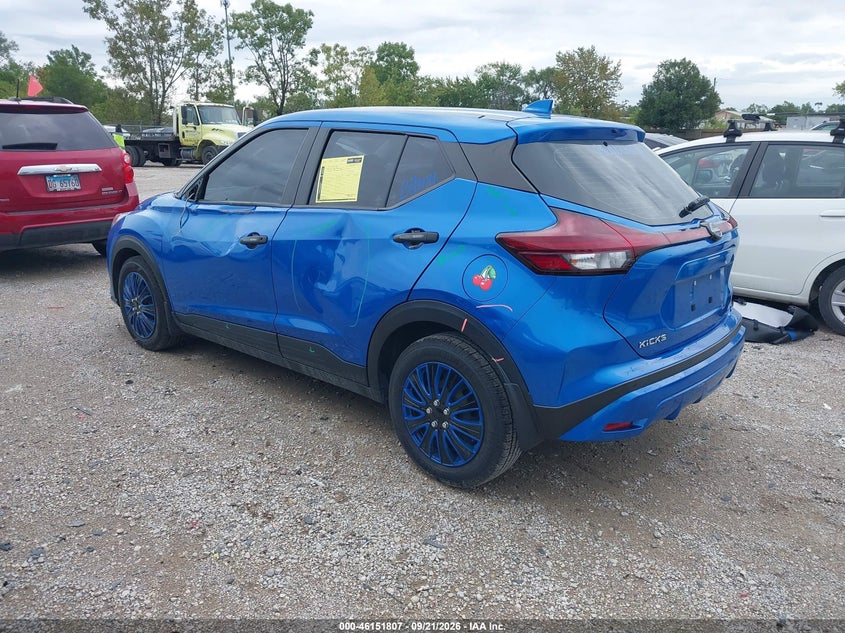 Vin: 3n1cp5bv5pl477604, lot: 46651592, nissan kicks s xtronic cvt 20233