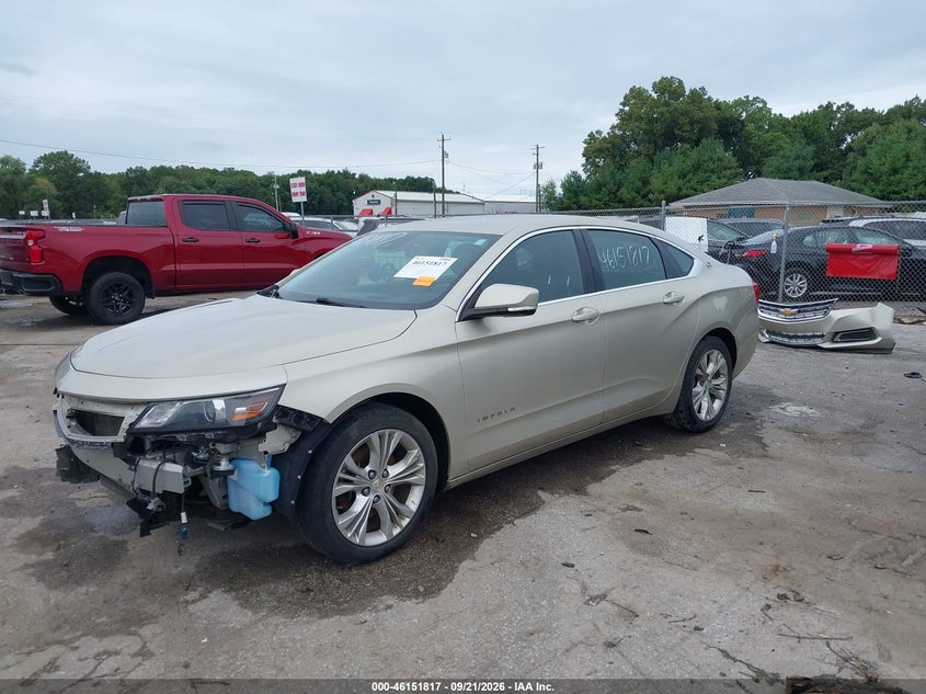 Vin: 2g1125s35e9274111, lot: 46651602, chevrolet impala 2lt 20142