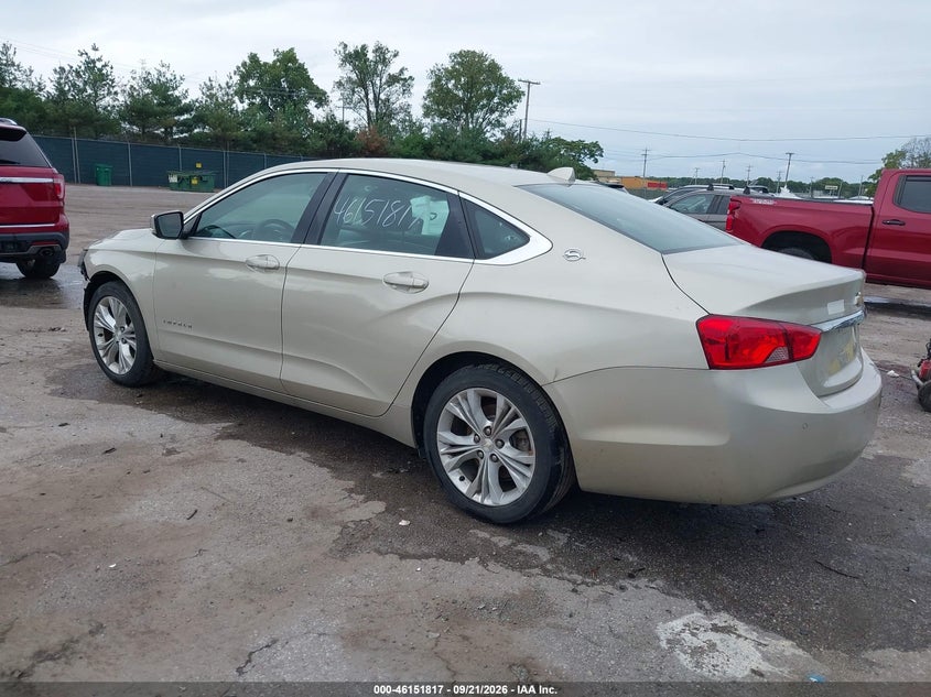 Vin: 2g1125s35e9274111, lot: 46651602, chevrolet impala 2lt 20143