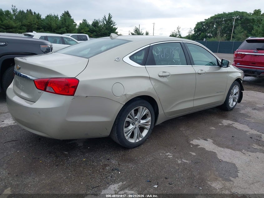 Vin: 2g1125s35e9274111, lot: 46651602, chevrolet impala 2lt 20144