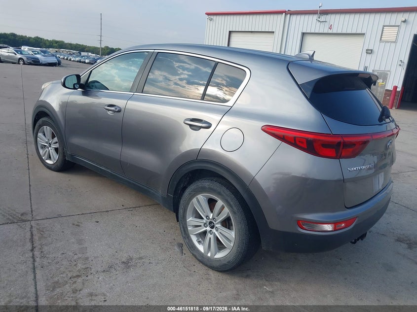 Vin: kndpm3ac8h7167349, lot: 46651603, kia sportage lx 20173