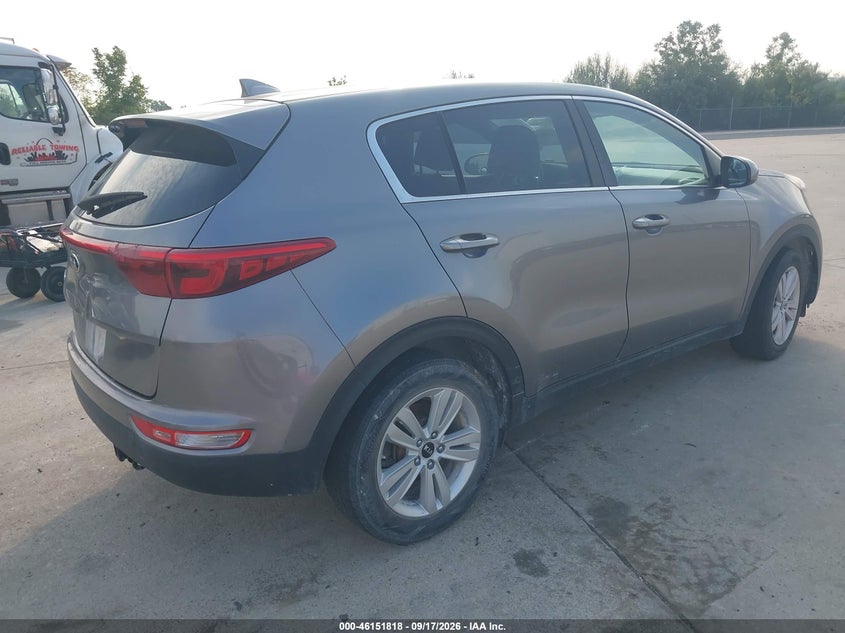 Vin: kndpm3ac8h7167349, lot: 46651603, kia sportage lx 20174
