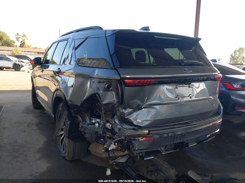 Vin: 1fmuk7kh0sga97374, lot: 46651621, ford explorer st-line 20253
