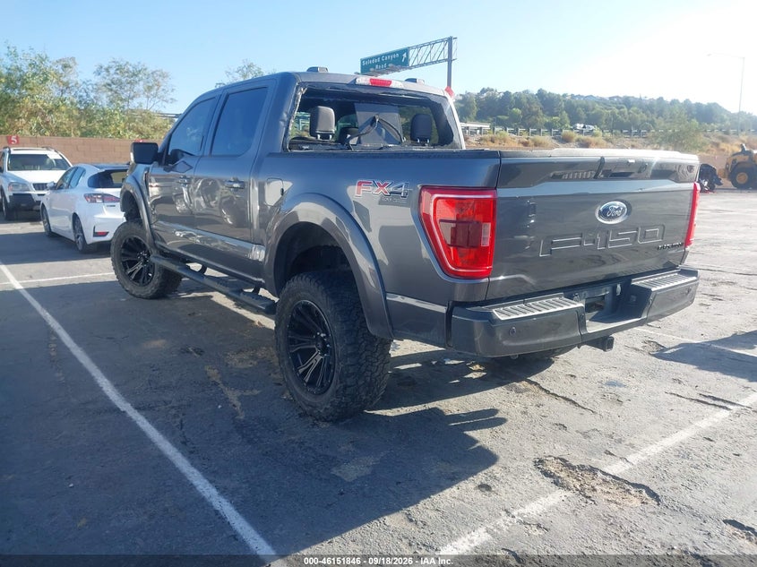 Vin: 1ftfw1e5xmfd11442, lot: 46651631, ford f-150 xlt 20213