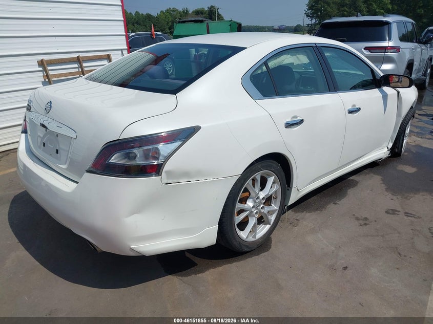 Vin: 1n4aa5ap9dc846180, lot: 46651640, nissan maxima 3.5 s 20134