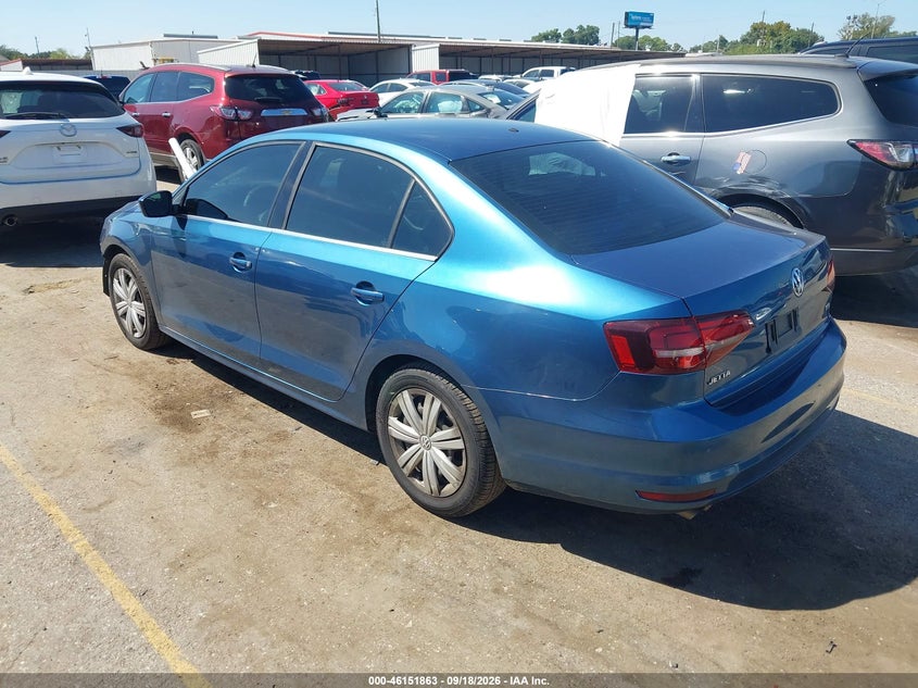 Vin: 3vw2b7aj3hm412924, lot: 46651648, volkswagen jetta 1.4t s 20173