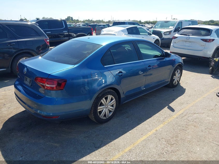 Vin: 3vw2b7aj3hm412924, lot: 46651648, volkswagen jetta 1.4t s 20174