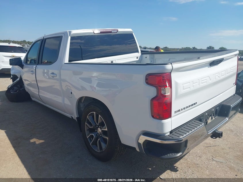 Vin: 3gcpacek7pg268184, lot: 46651660, chevrolet silverado 1500 2wd  short bed lt 20233