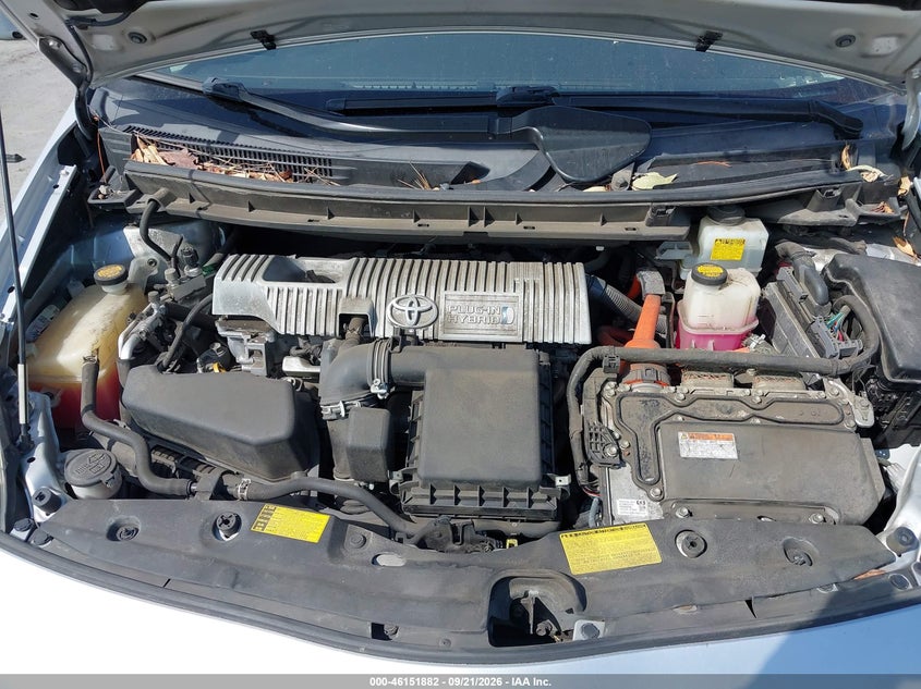 TOYOTA PRIUS PLUG-IN 2013 VIN JTDKN3DP0D3033586