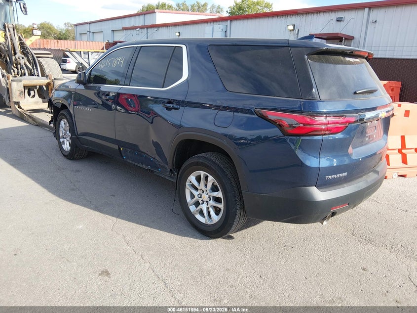 Vin: 1gnerfkw8nj103451, lot: 46651679, chevrolet traverse fwd ls 20223