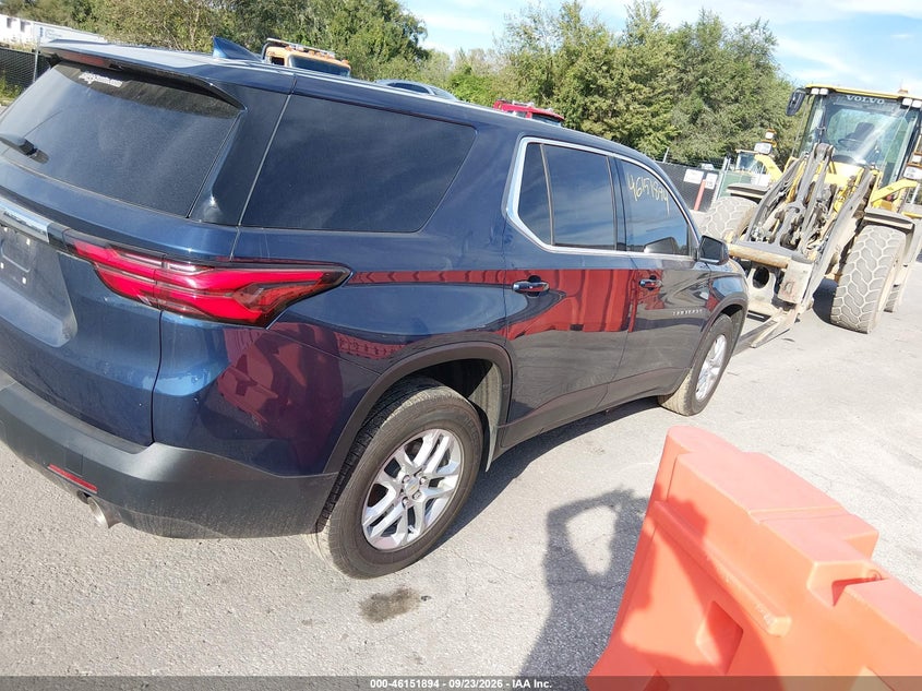 Vin: 1gnerfkw8nj103451, lot: 46651679, chevrolet traverse fwd ls 20224